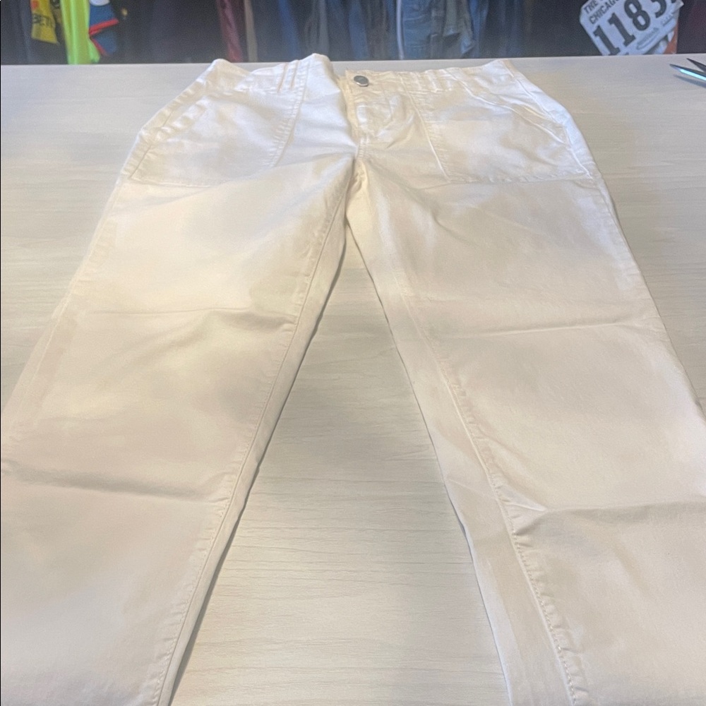 Anthropologie “Pilcro” brand  Off-White Pant.